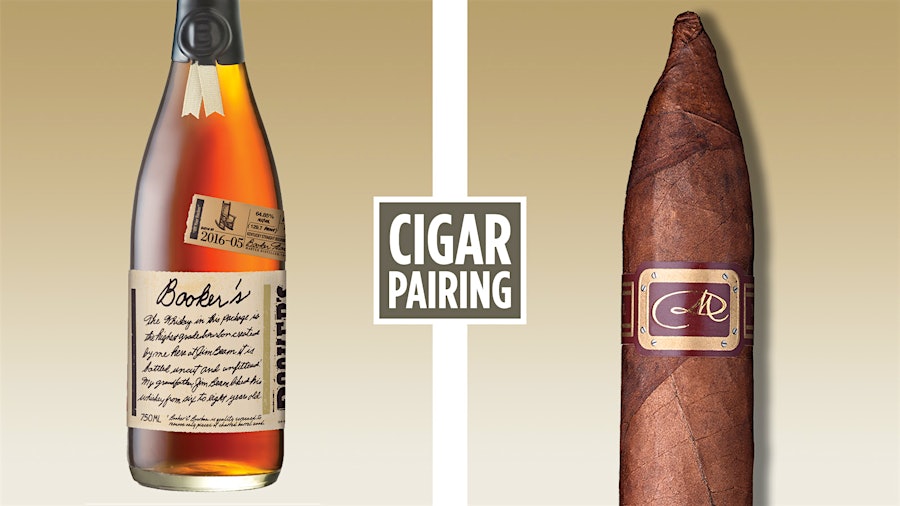Cigar Pairing: Booker's Off Your Rocker Bourbon