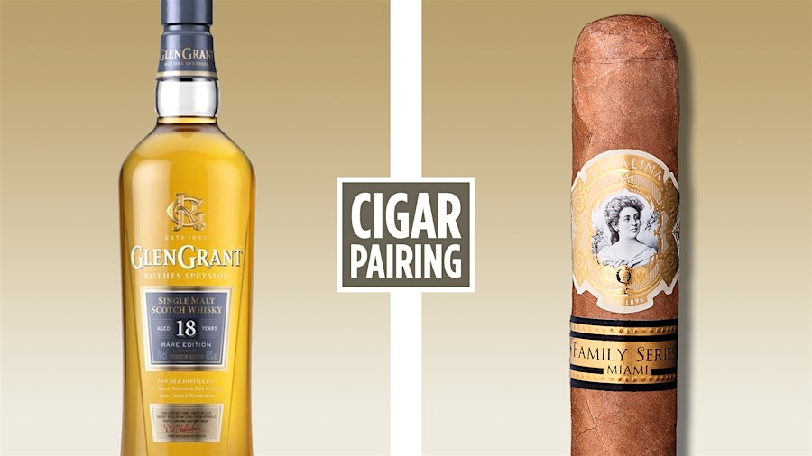 Cigar Pairing: Glen Grant 18 Year Old Scotch