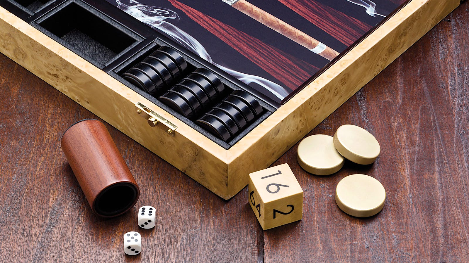 Luxe Poker Set Smoke