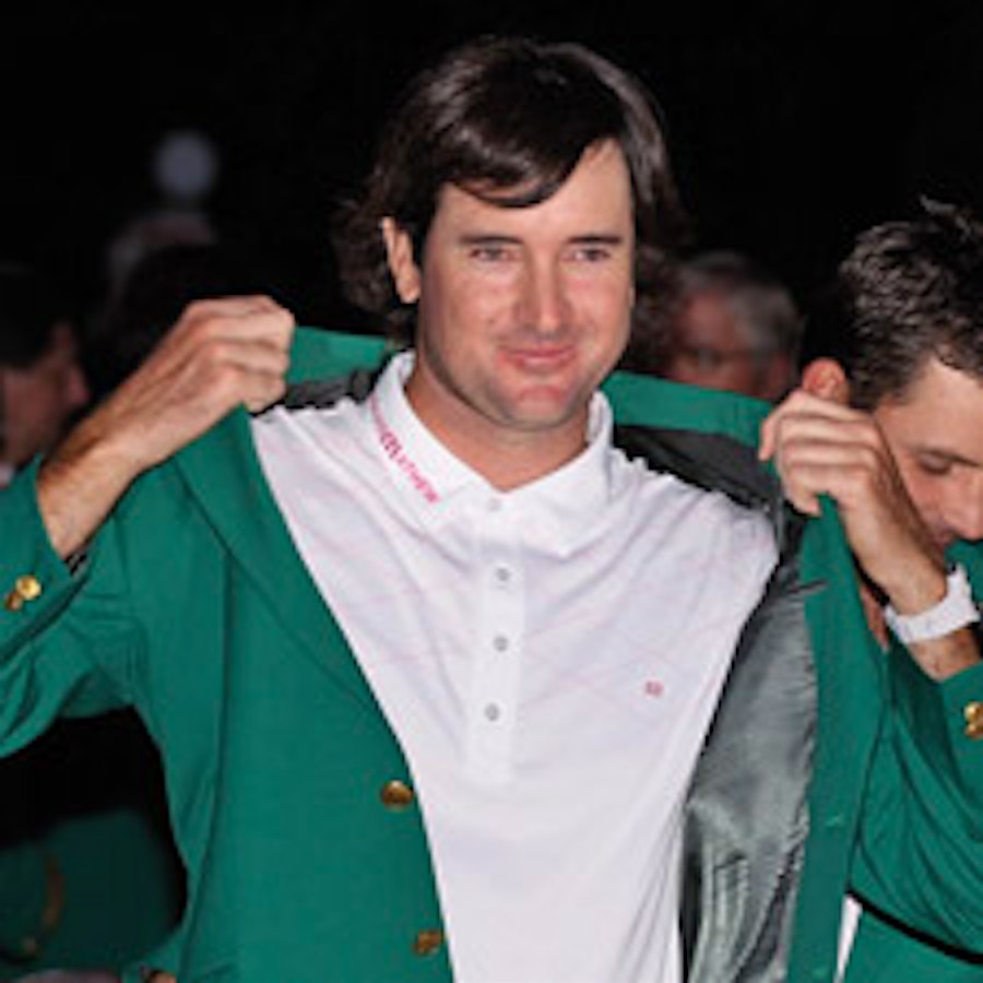 How is Bubba Watson allowed to use a pink (and green) golf ball at the  Masters?