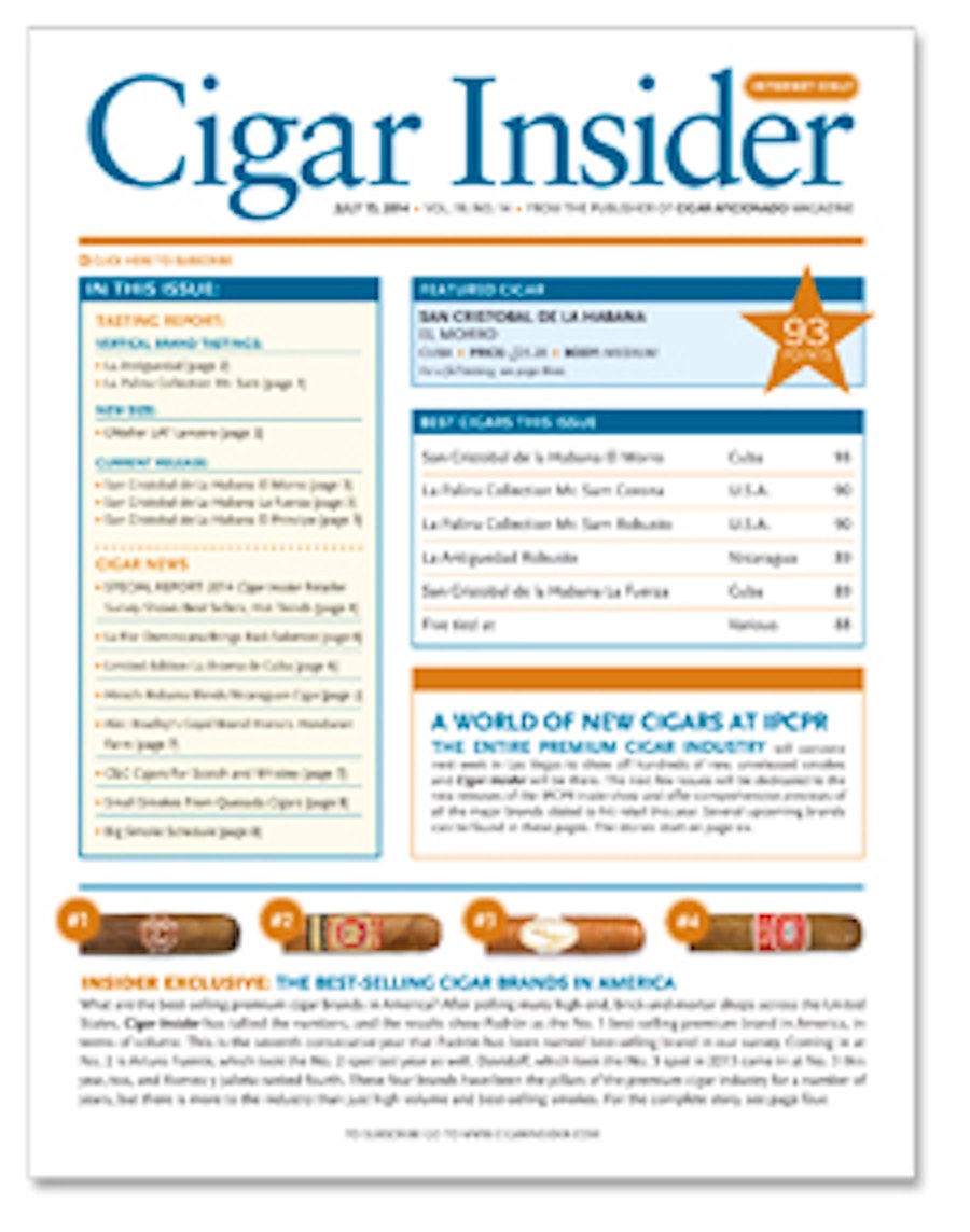 Cigar Insider Special Report—2014 Retailer Survey
