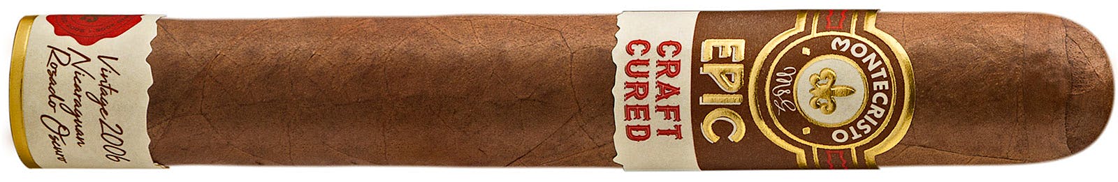 Craft Cured's aged wrapper is denoted on the cigar's footband.