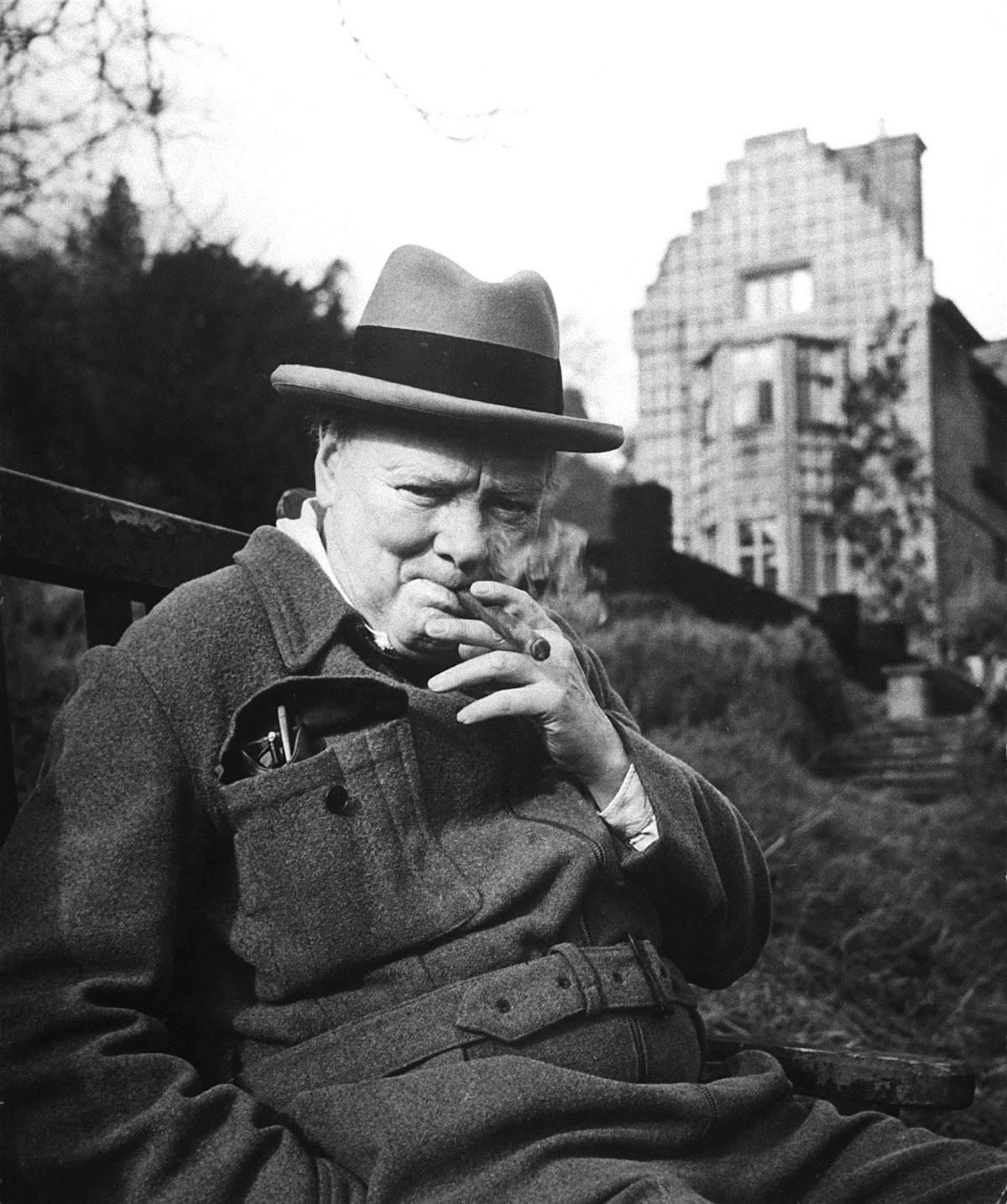DID Deuxième Guerre Mondiale Britannique Winston Churchill Cigar Smoking Head Sculpt 1/6 Toys City 3R 