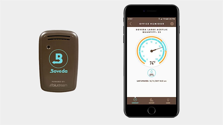 Boveda Brings Smart Sensor Device To Humidors