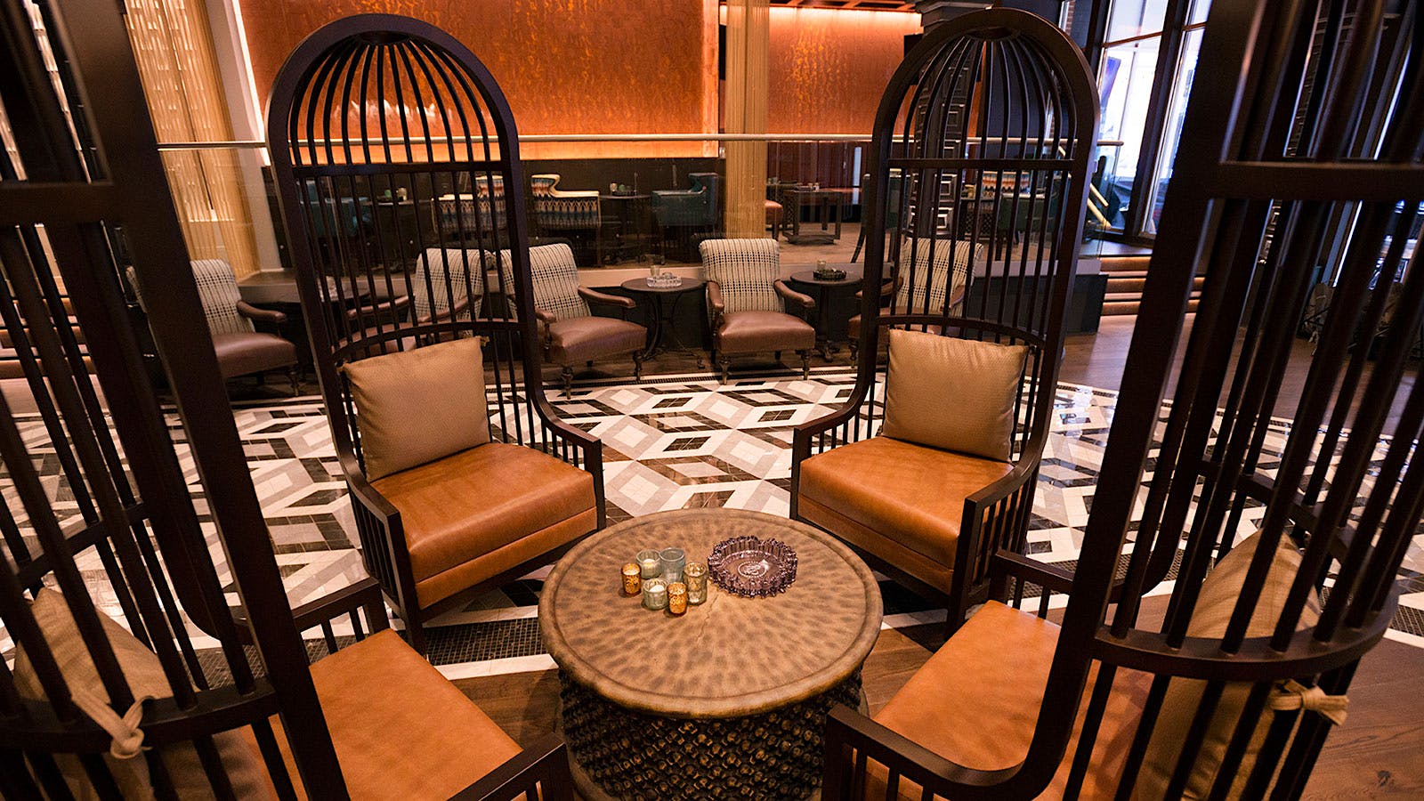 Rocky Patel plans on keeping Burn upscale. You can see it in the details, from the smart furniture down to the tiled floors.