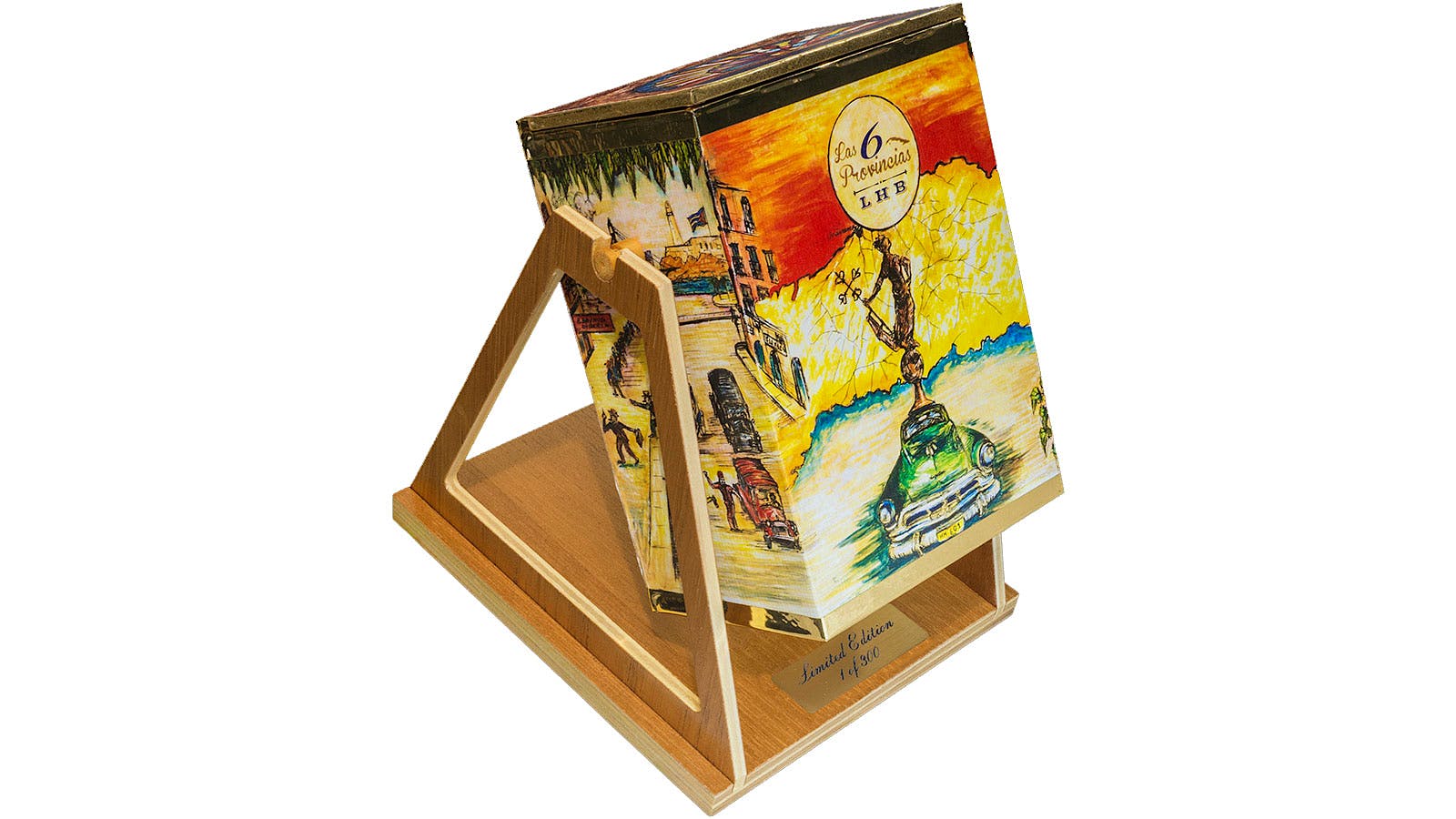 The Las 6 Provincias limited-edition “swing box” contains 20 cigars.