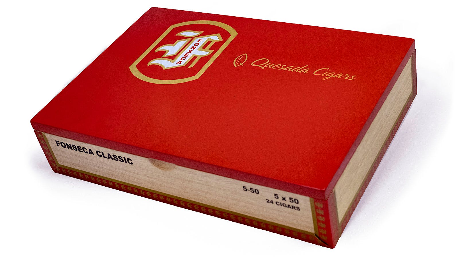 The plain cedar cigar boxes emblazoned with the familiar Fonseca logo have been updated with more modern-looking wooden boxes, complete with a bright red lid.