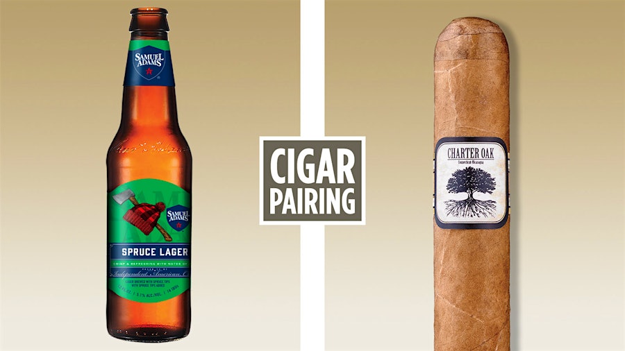 Cigar Pairing: Samuel Adams Spruce Tip Lager