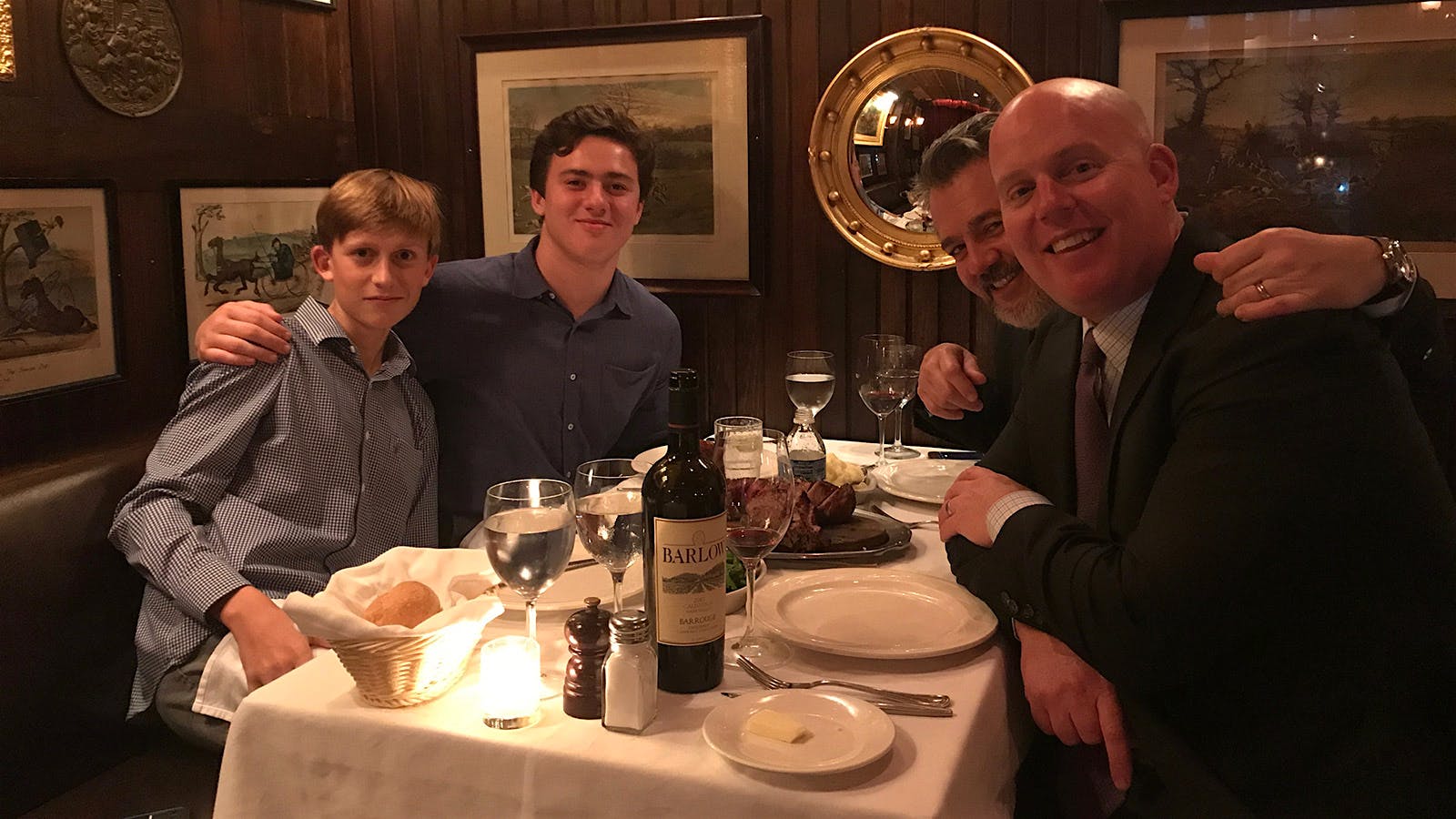 The 2018 dinner at Keens Steakhouse.