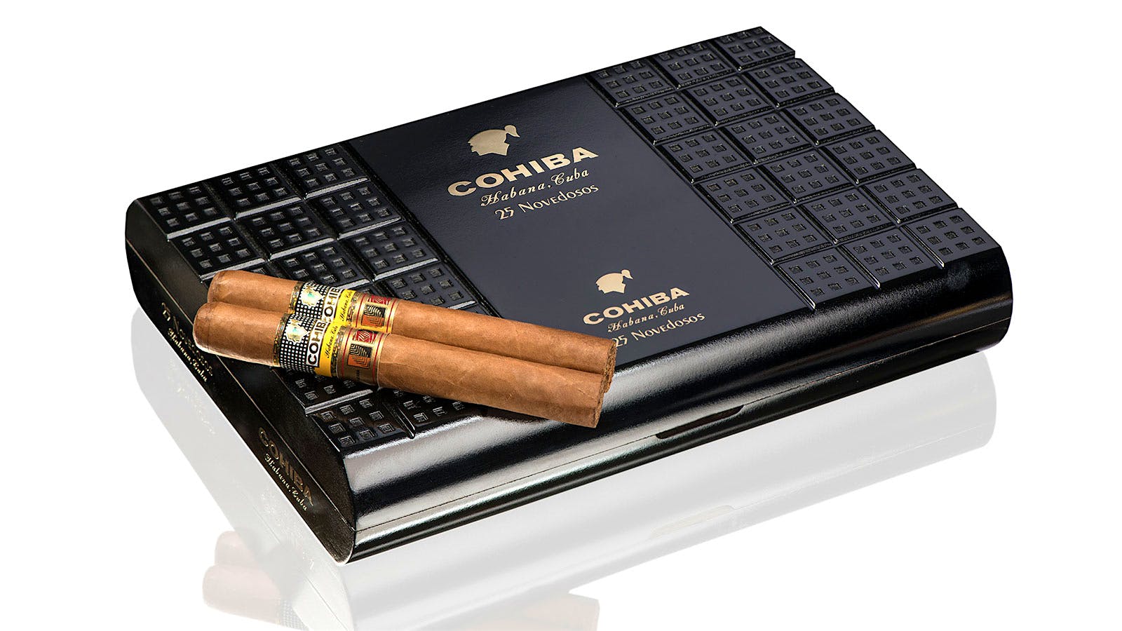 The Cohiba Novedosos, which measures 6 inches by 50 ring, will be shipped in uniquely styled boxes of 25.
