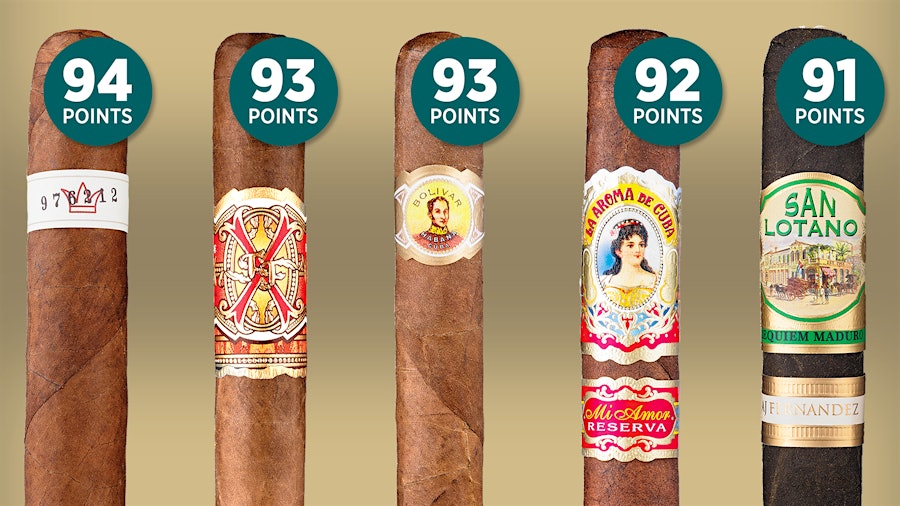 17 Cigars To Smoke That Scored 91 Points Or More