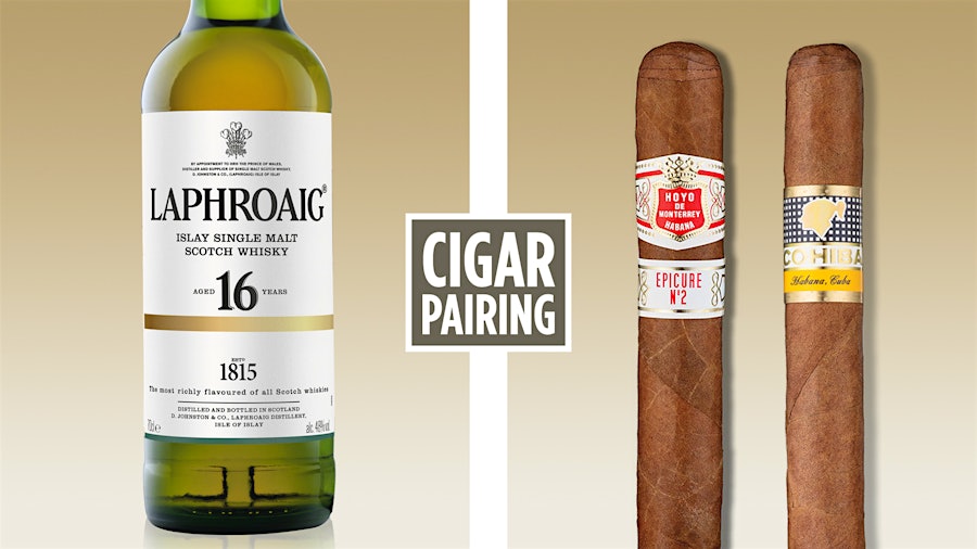 Pairing Laphroaig 16 With Cuban Cigars