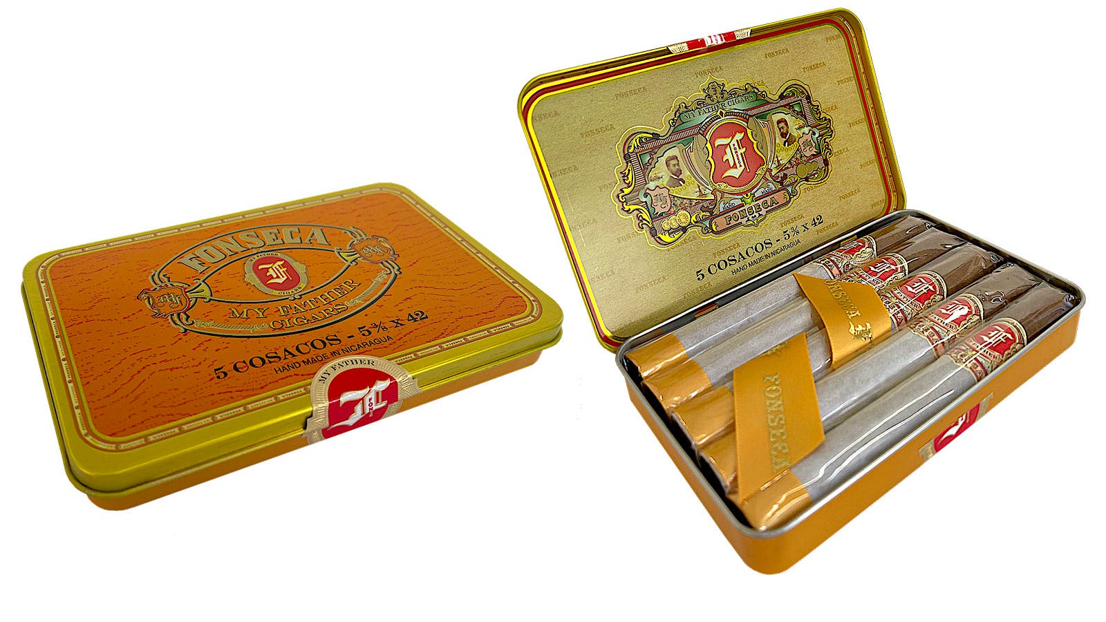 Tin cigar clearance box