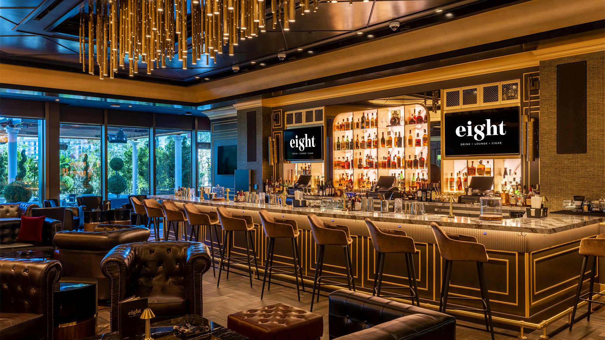 Luxe New Eight Cigar Lounge Opens In Las Vegas Cigar Aficionado