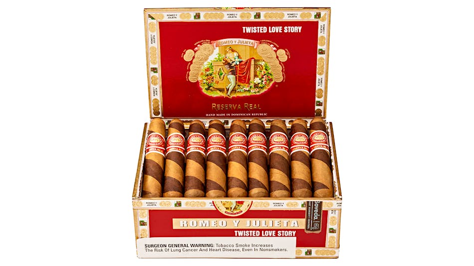 Romeo’s Reserva Real Line Gets Twisted With Two New Barber-Pole Cigars
