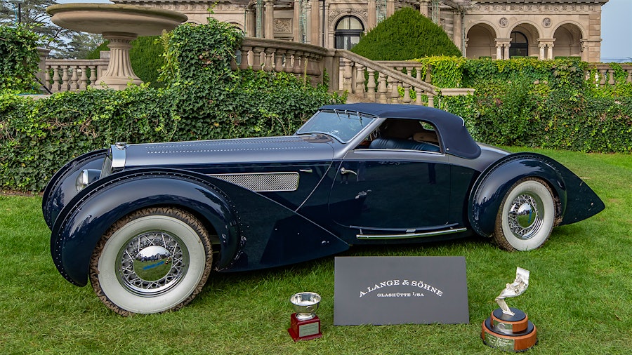 A 1938 French Roadster Takes Top Honors At Newport Car Show Cigar