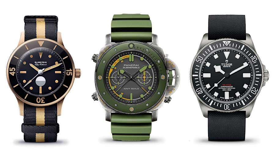 Navy-Inspired Dive Watches | Cigar Aficionado