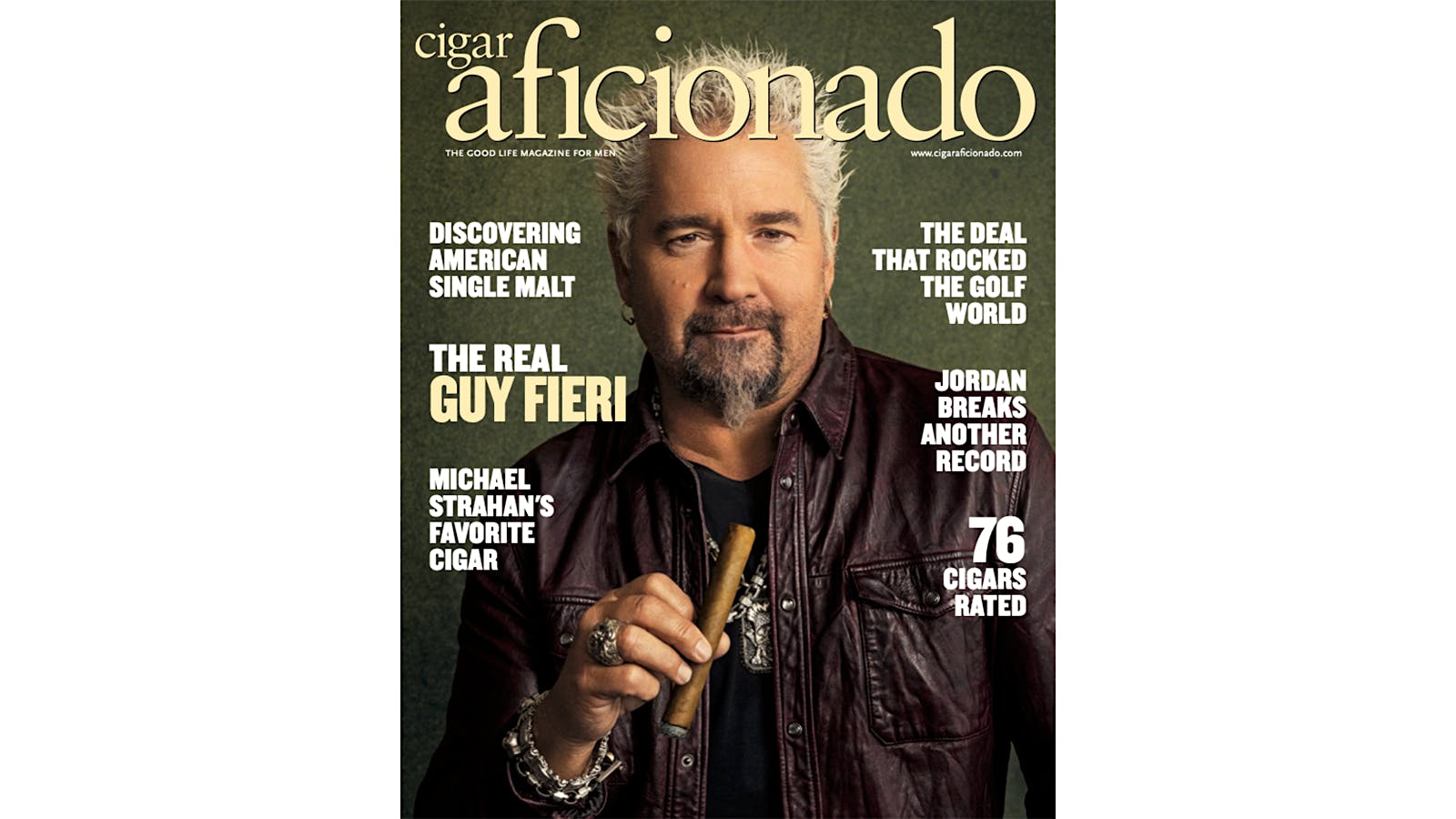 Guy Fieri And Espinosa Release New Birthday Smoke Cigar Aficionado   Fieri130 