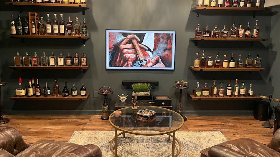 Delaware Cigar And Bourbon Room With Modern Vintage Appeal