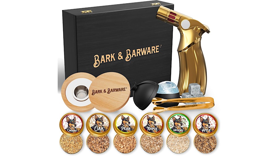 Bark and Barware Cocktail Smoker Kit