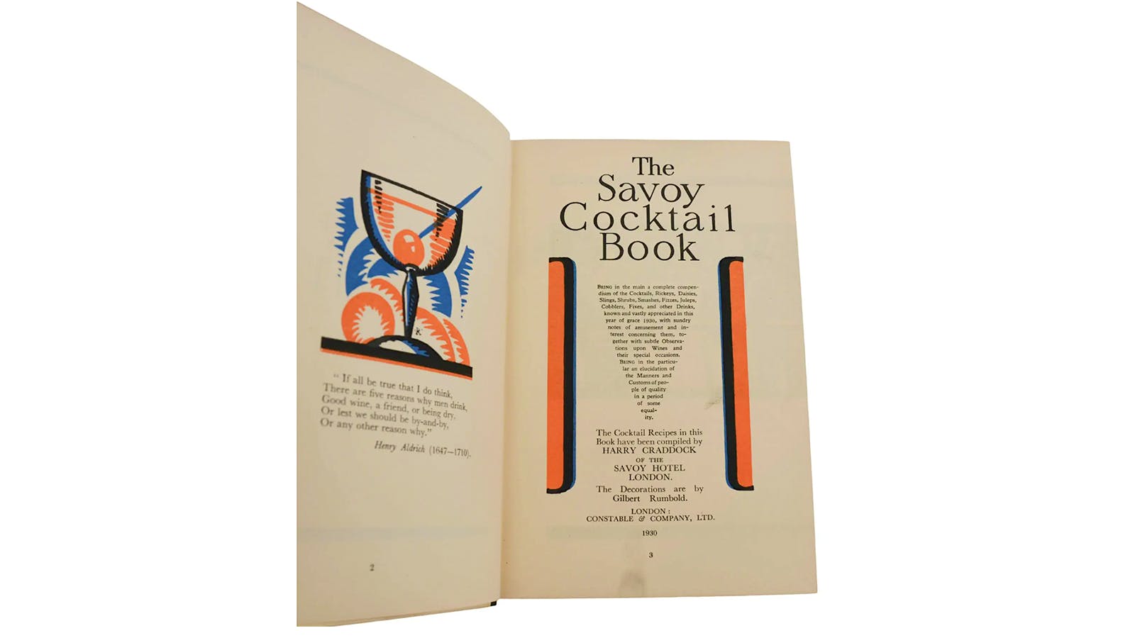 A Rare, First-Edition Of The Savoy Cocktail Book Goes On