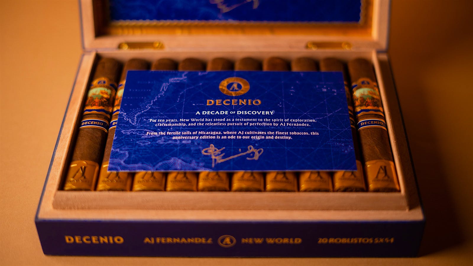 New A.J. Fernandez Cigar Honors 10 Years of New World | Cigar