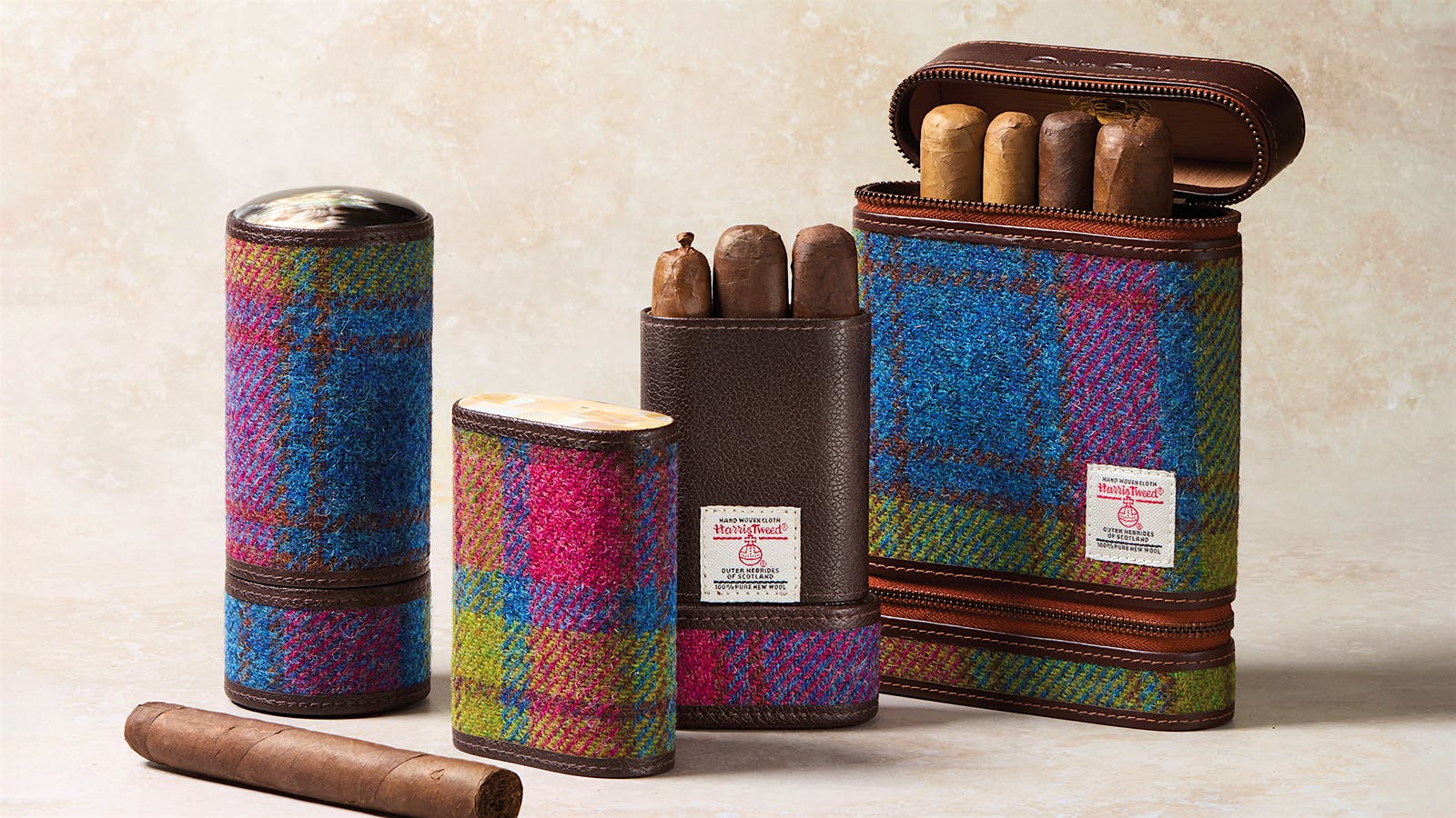 Harris Tweed Cases | Cigar Aficionado
