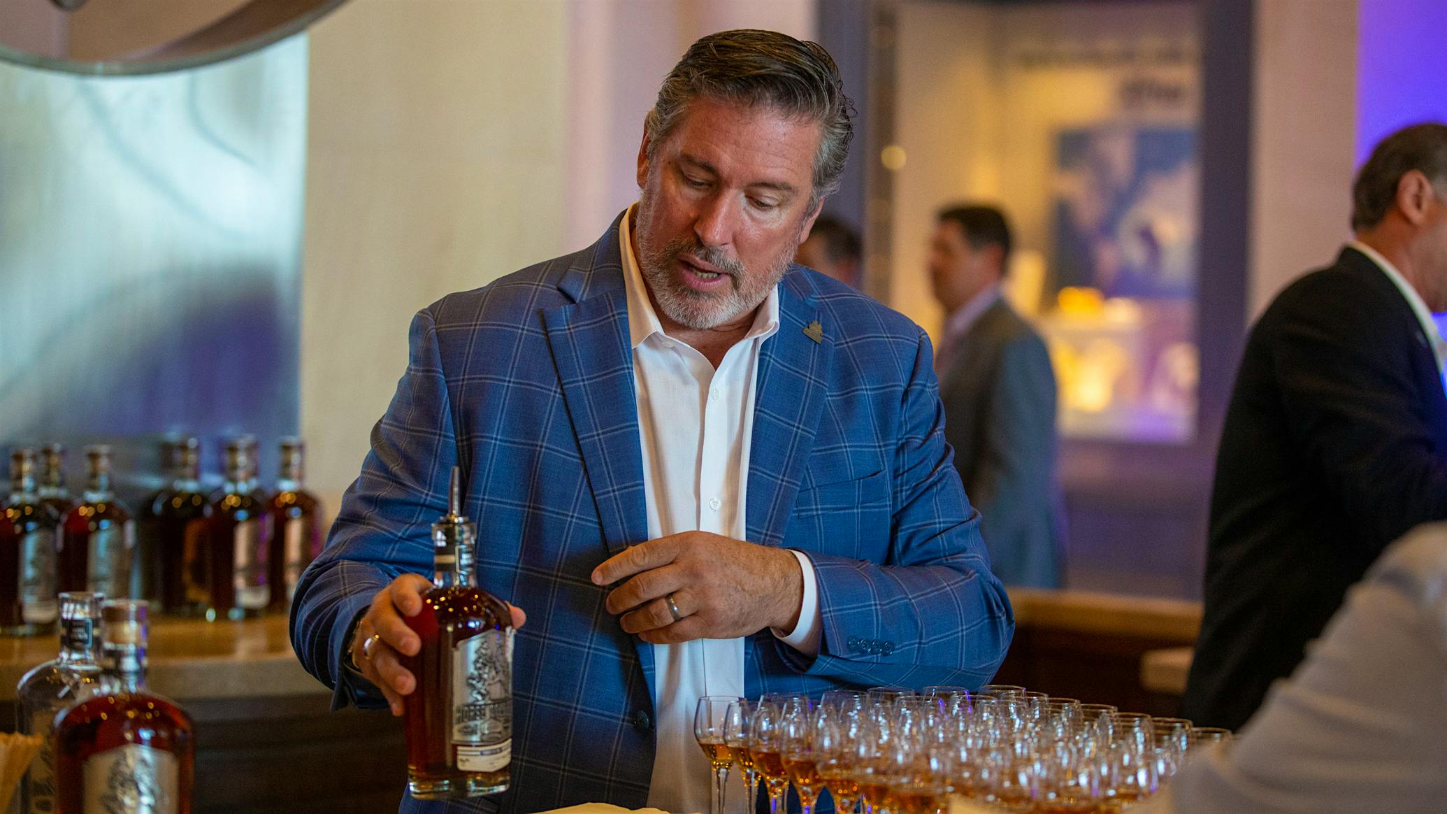 Co-founder Scott Neil pours plenty of Bourbon during one of his many tastings.