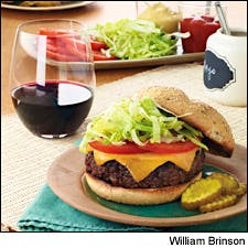 Home-Ground Burgers With Bacon, Cheese and Fresh Thyme