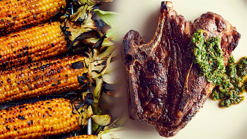 Grilled Lamb and Charred Corn for Father’s Day