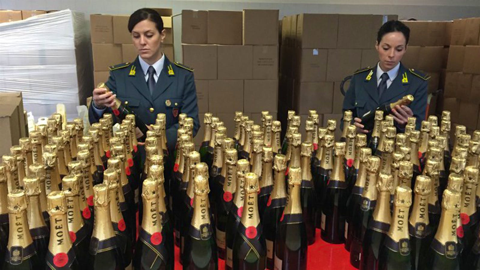 Italian Police Uncover Counterfeit Champagne Scheme