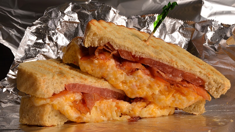 Common Market Grilled Pimento Cheese Sandwich with Bacon