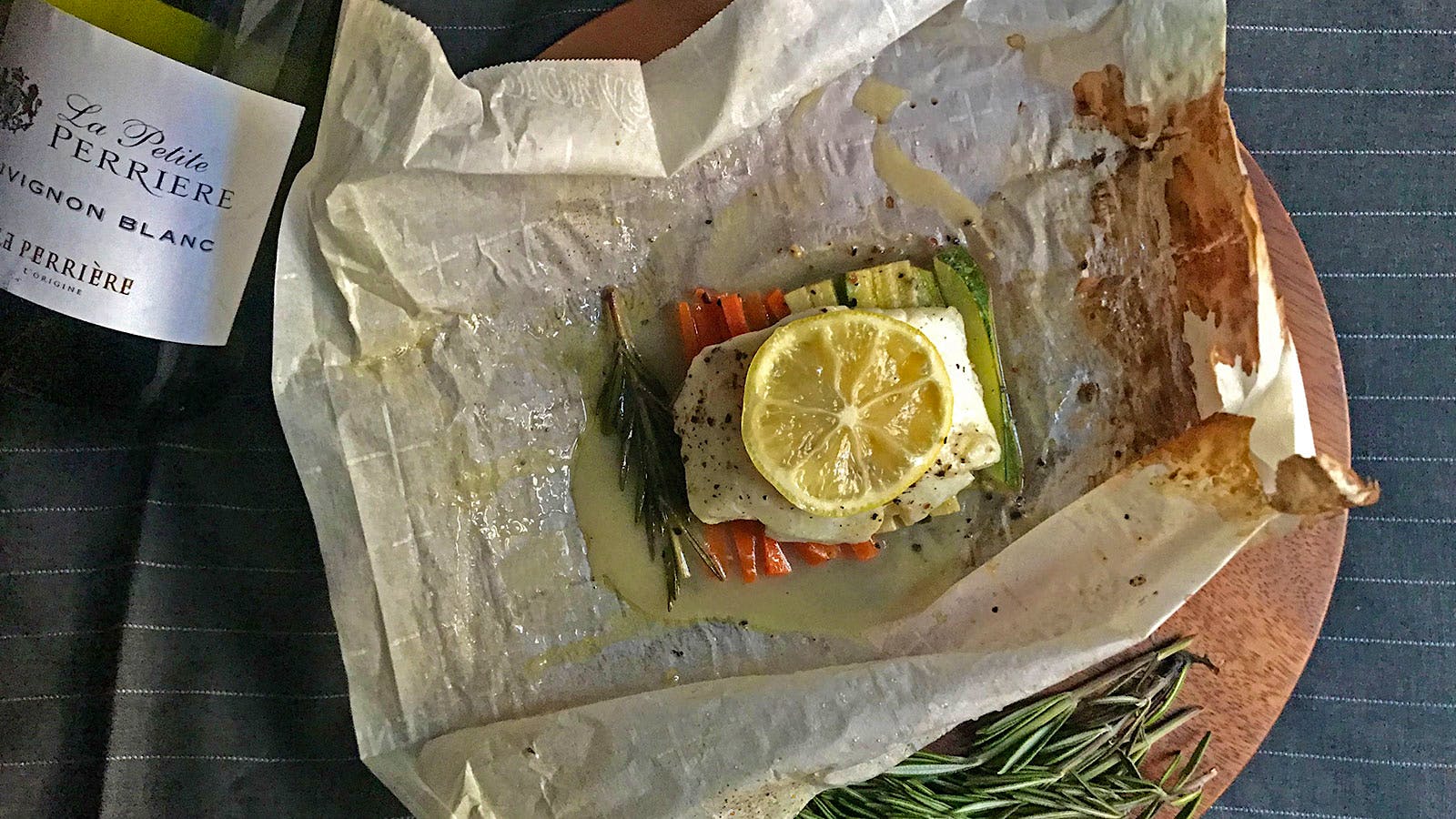 8 & $20: Cod en Papillote with a Zesty White