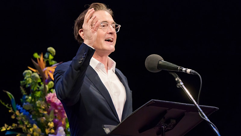 Enter, Pursued by Bear: Kyle MacLachlan Performs and Pours on 'Selected Shorts,' Hints at Next Wine Act