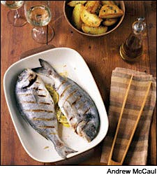 Grilled Dorade with Roasted Potatoes