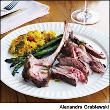Marinated, Grilled Spring Lamb
