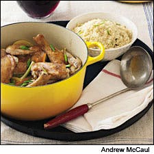 Chicken Fricassee With Citrus Confit