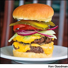 All-American Double Bison Cheeseburger