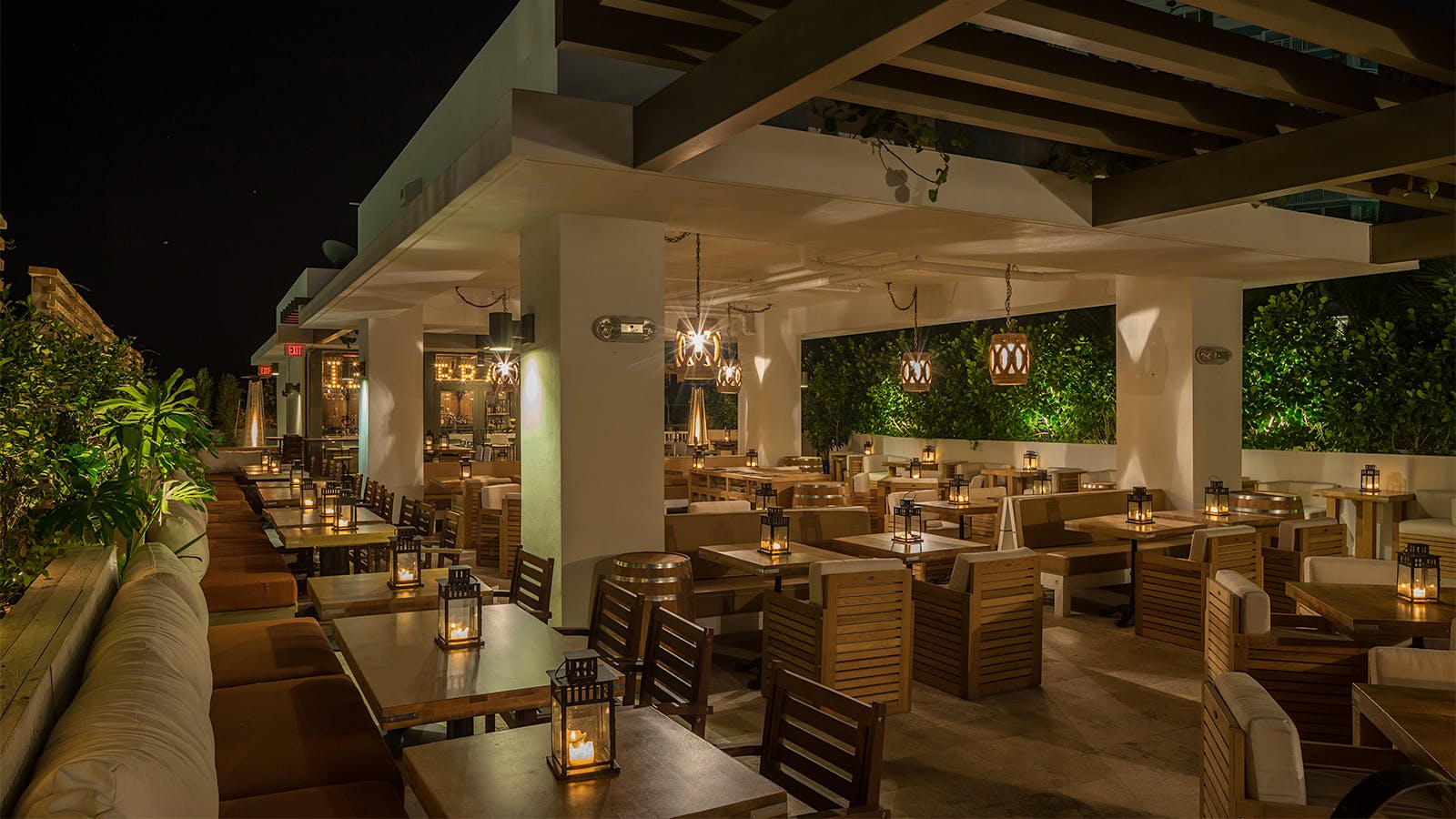 The terrace at Cibo Wine Bar