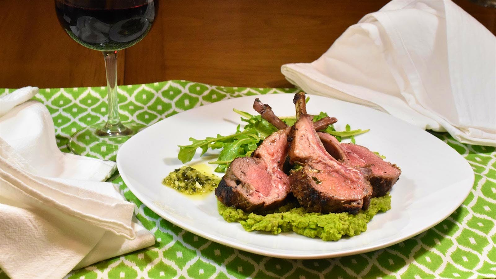 8 & $20: Lamb Chops with Mint Gremolata and Minty Mashed Peas