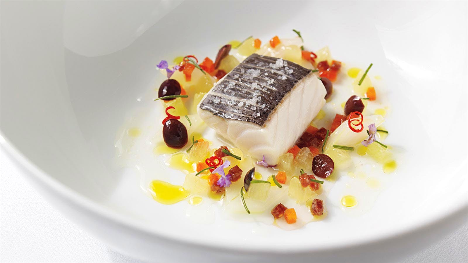 A fish dish at the French Laundry