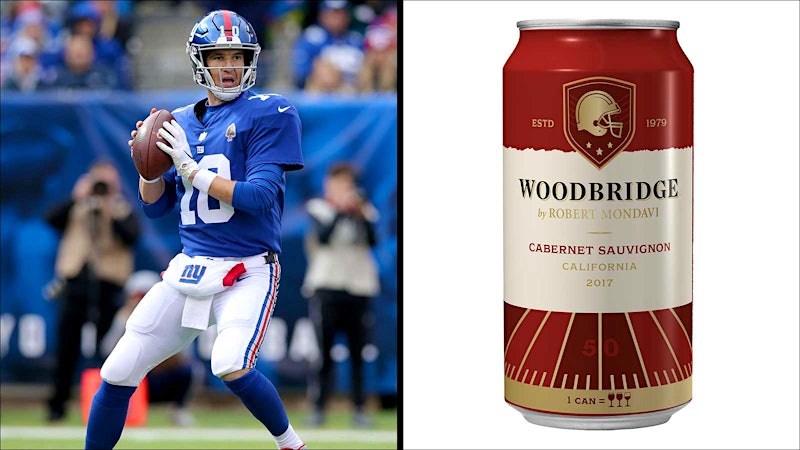 Woodbridge Cabernet Cans Coming to Giants, Rams and Bears