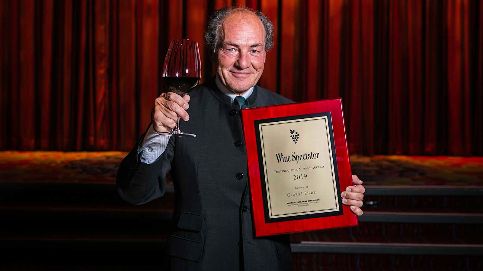 Wineglass manufacturer Georg Riedel