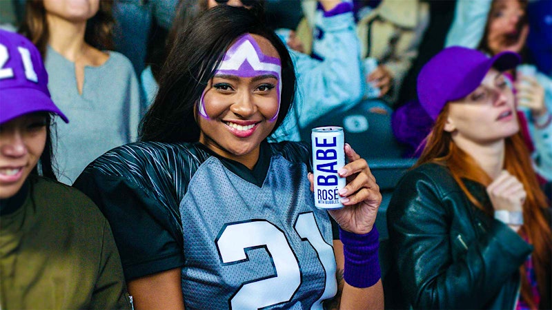 Actually, the Official Wine of the NFL Is a Bubbly Rosé Called Babe