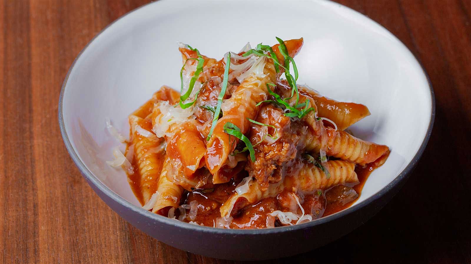 Garganelli pasta duck Bolognese