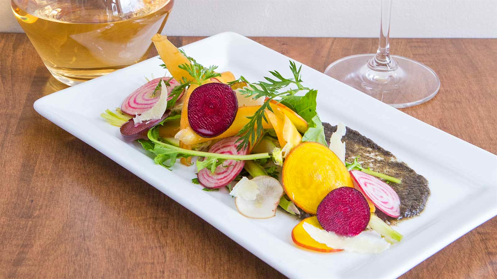Root vegetable salad at Beast + Bottle