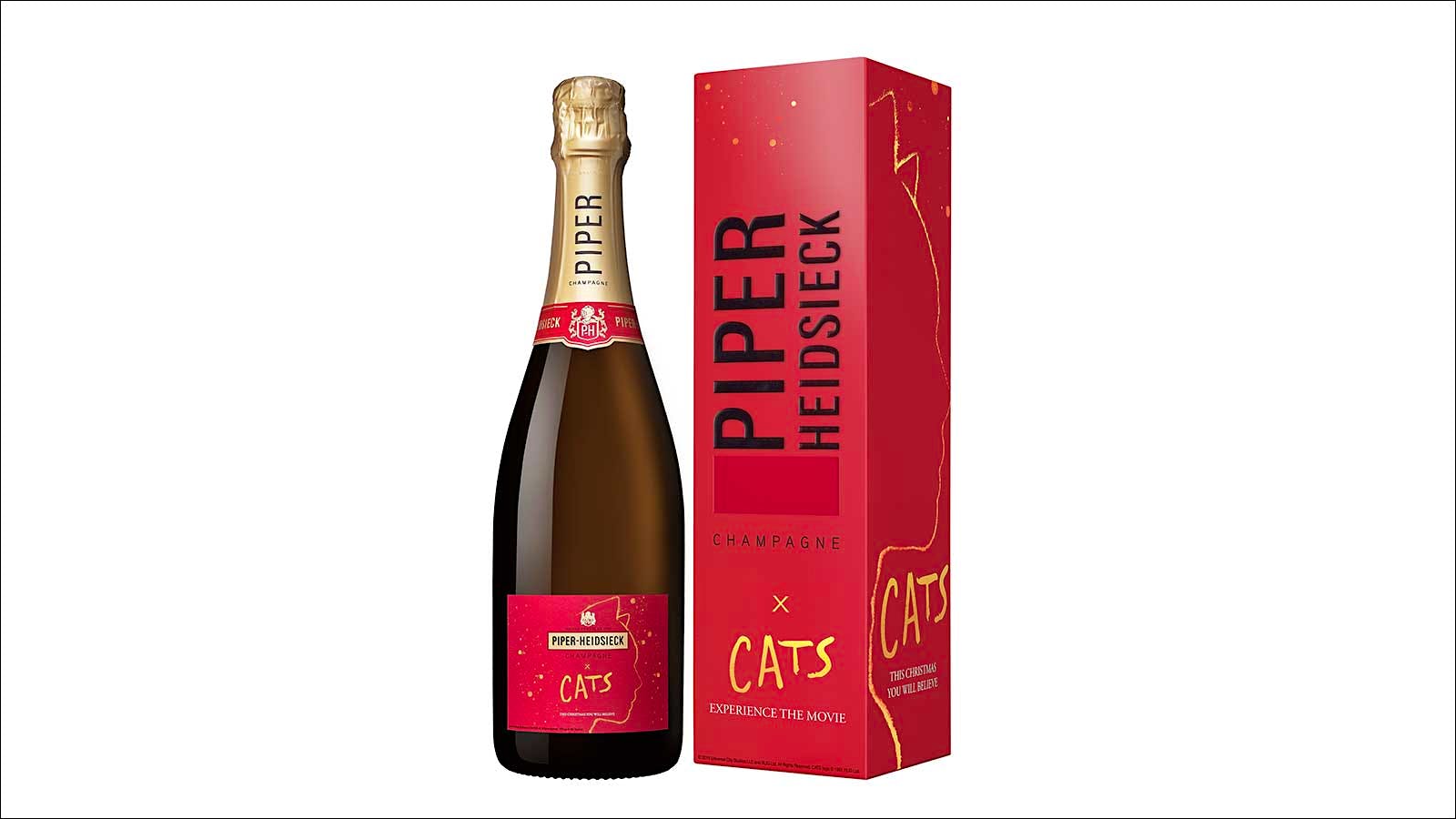 Piper-Heidsieck Cats label