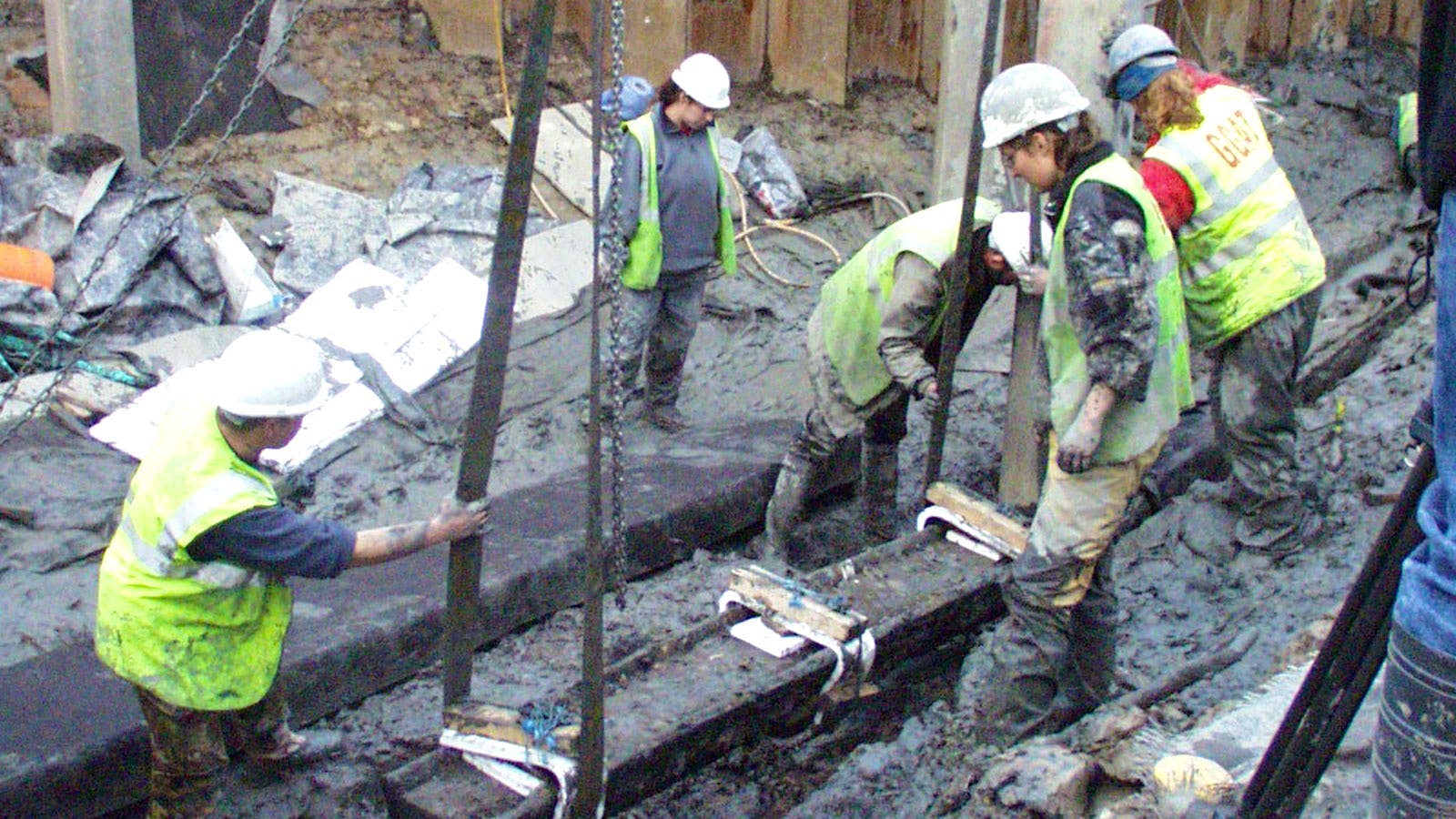Newport Ship archaeological dig