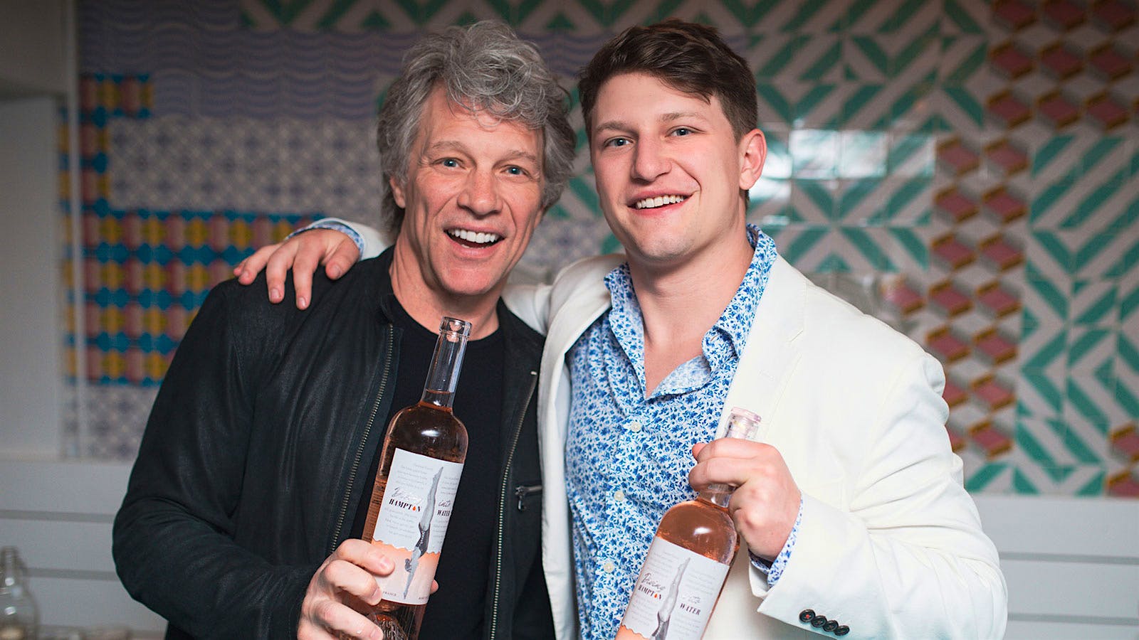 Jesse Bongiovi and Jon Bon Jovi