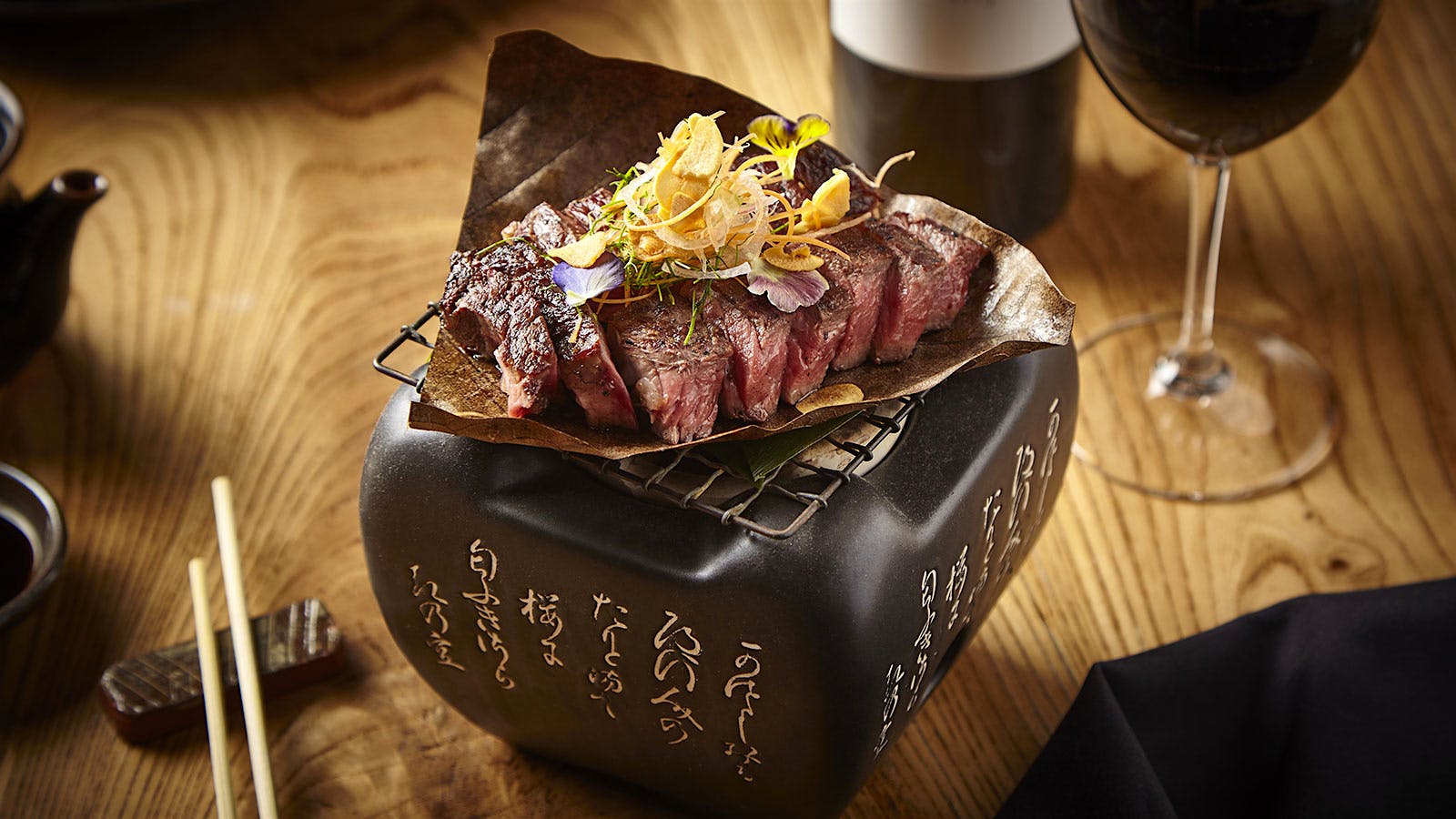 Robata grill ribeye